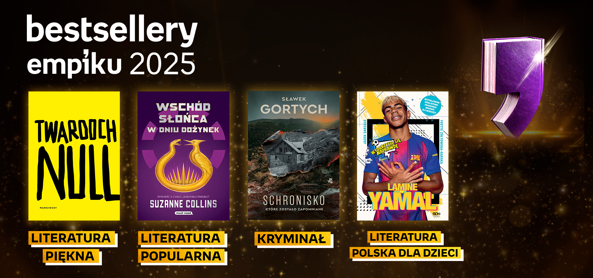 Podsiadło i Sochacka, Mróz, Pezet i Smarzowski ze statuetkami Bestsellerów Empiku 2025! Znamy wszystkich laureatów