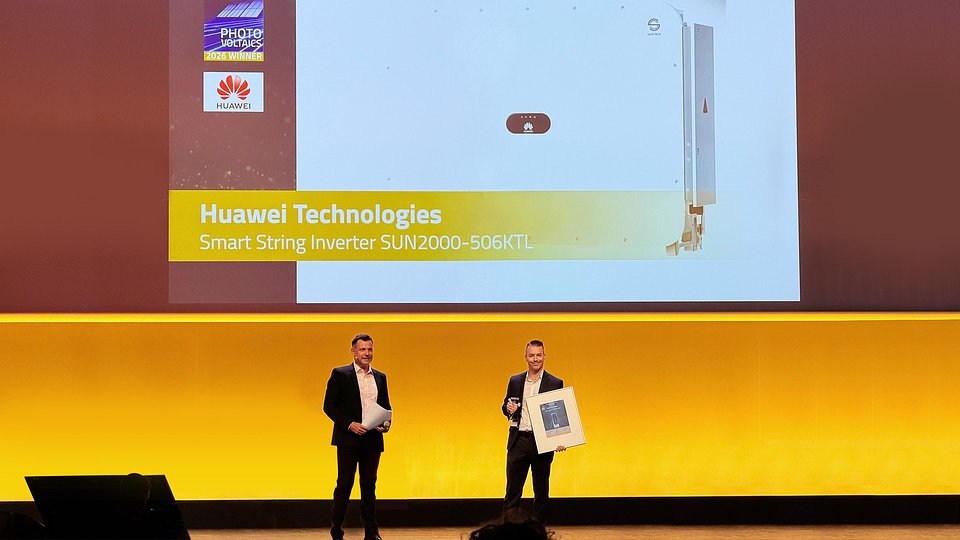 Huawei odbiera nagrodę „The Smarter E AWARD”