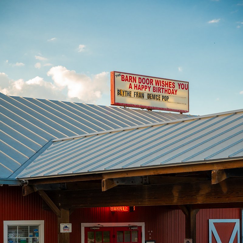 Barn Door Entrance w Bday Sign.jpg