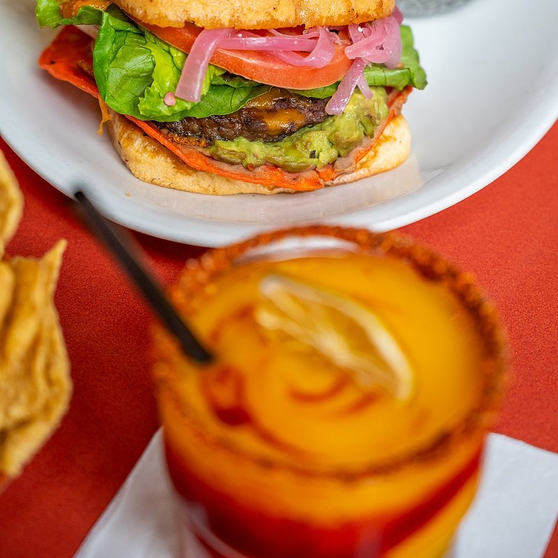 Mexican Hamburger and Chamoy Margarita.jpg