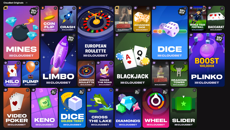 The Cloudbet Originals catalogue has grown significantly in September, with more high RTP games available and exclusive on Cloudbet.com.