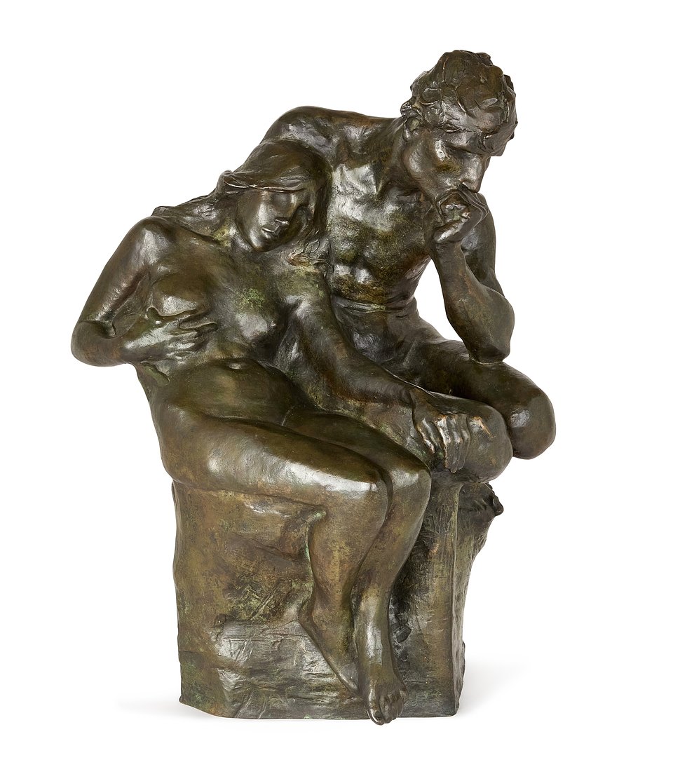 Lot 1018: Gertrude Alice Meredith Williams, British 1877-1934 - The Lovers, 1901 - Price Realised: £11,808