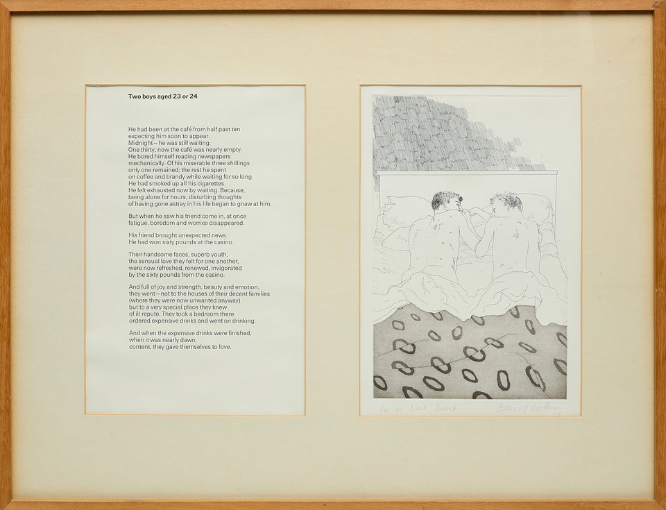 David Hockney OM CH RA, British b. 1937- Two Boys, Aged 23 or 24, 1966
Estimate: £3,000 - £5,000