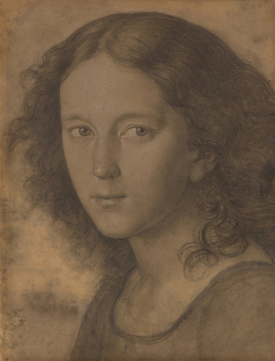 Lot 126: Carl Joseph Begas, German 1794-1854- Portrait study of Felix Mendelssohn, aged twelve - Estimate: £2,000 - £3,000