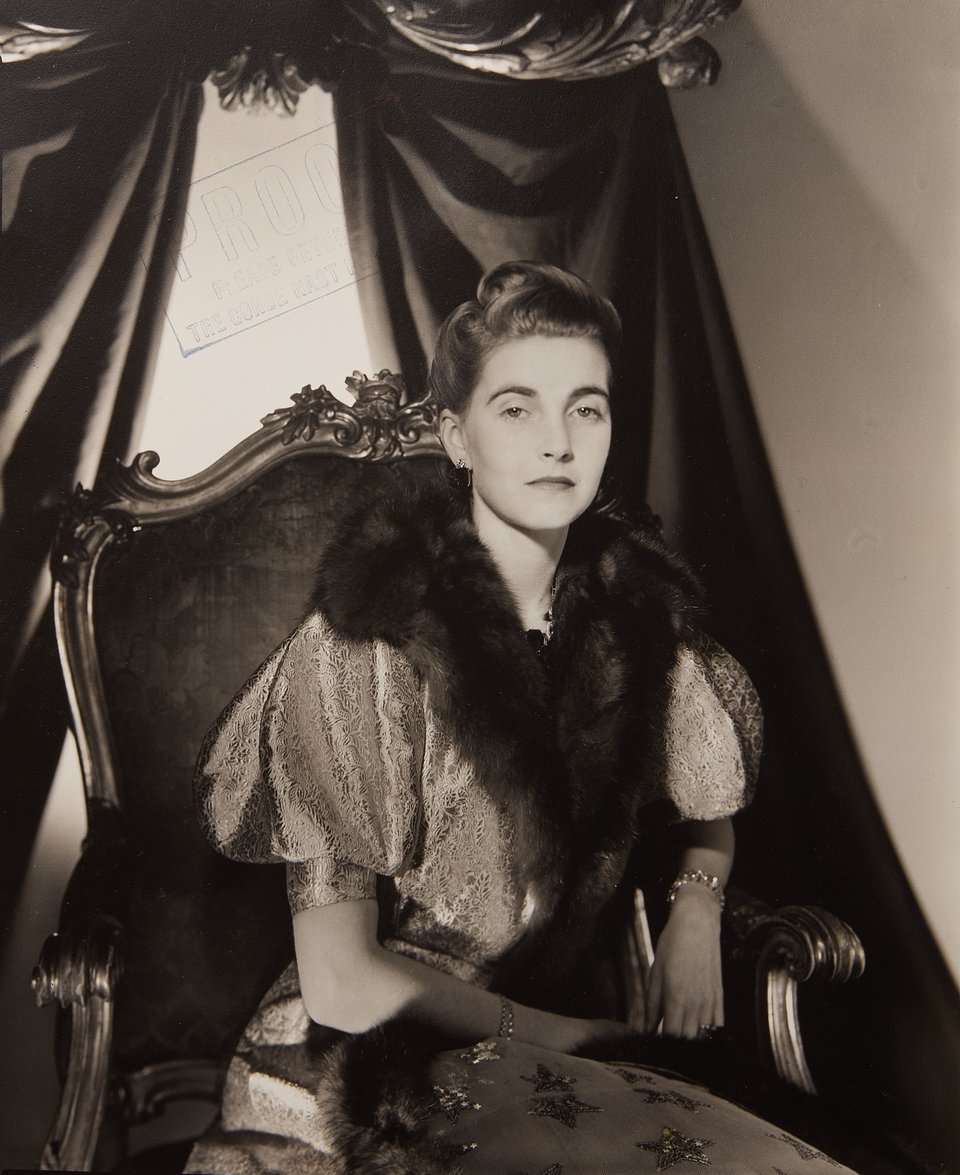 Pictured: Barbara for Vogue, bearing stamp saying "PROOF Please return to The Condé Nast Publications LTD."
