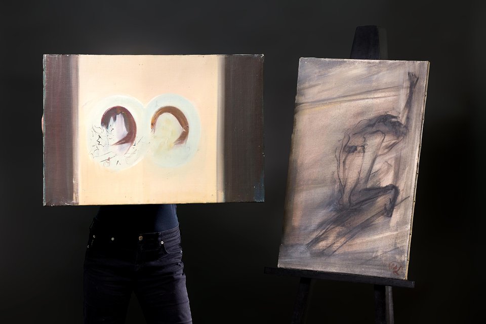 Two works by Isabel Rawsthorne in Part I of Roseberys' Modern British sale