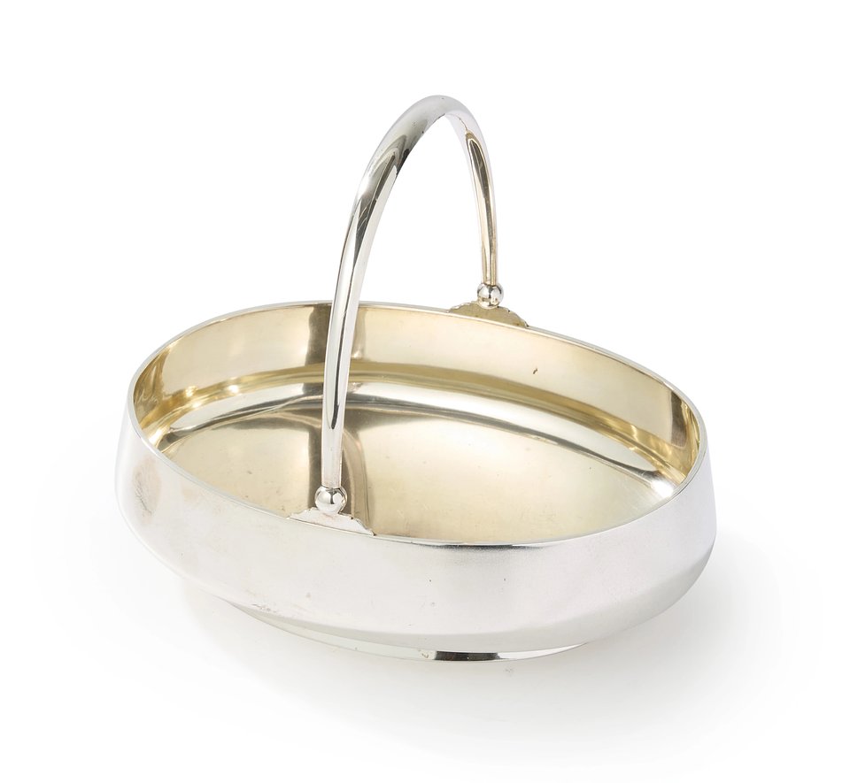 Lot 11: An Alexander III Russian silver cake basket. Pavel Ovchinnikov, Moscow, 1887.
Estimate: £800 - £1,200