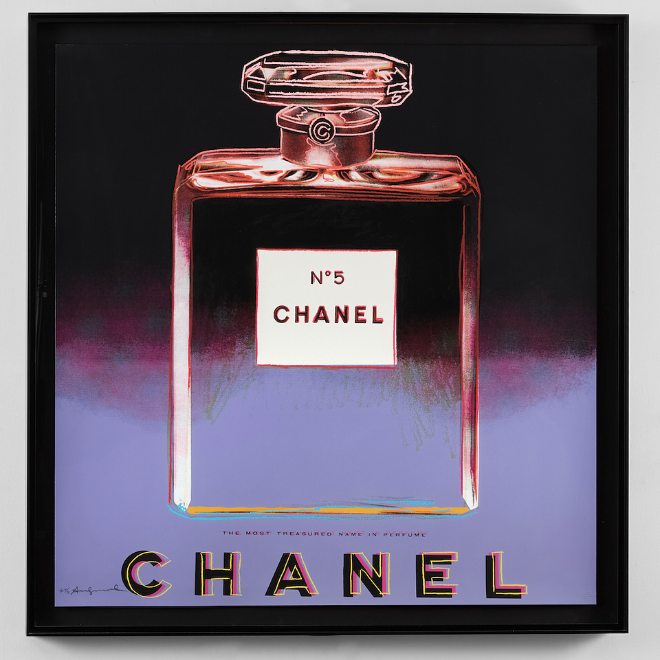 Lot 180: Andy Warhol, American 1928-1987, Chanel, from Ads, 1985, signed in pencil and inscribed AP18/30 - Estimate: £180,000 - £200,000