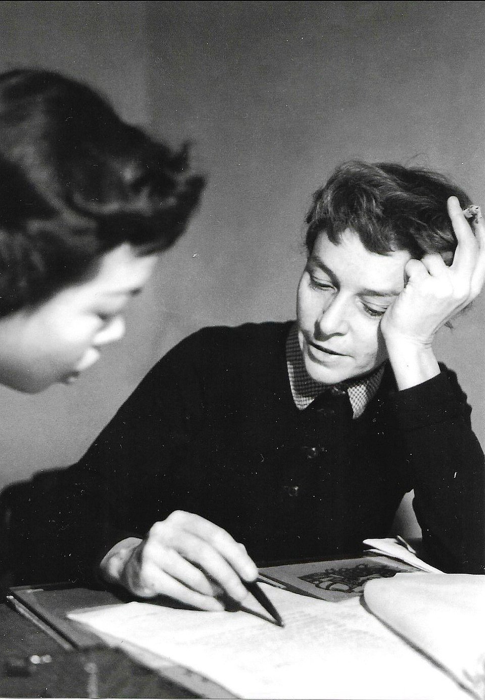 Nan Brake engaged in translation work