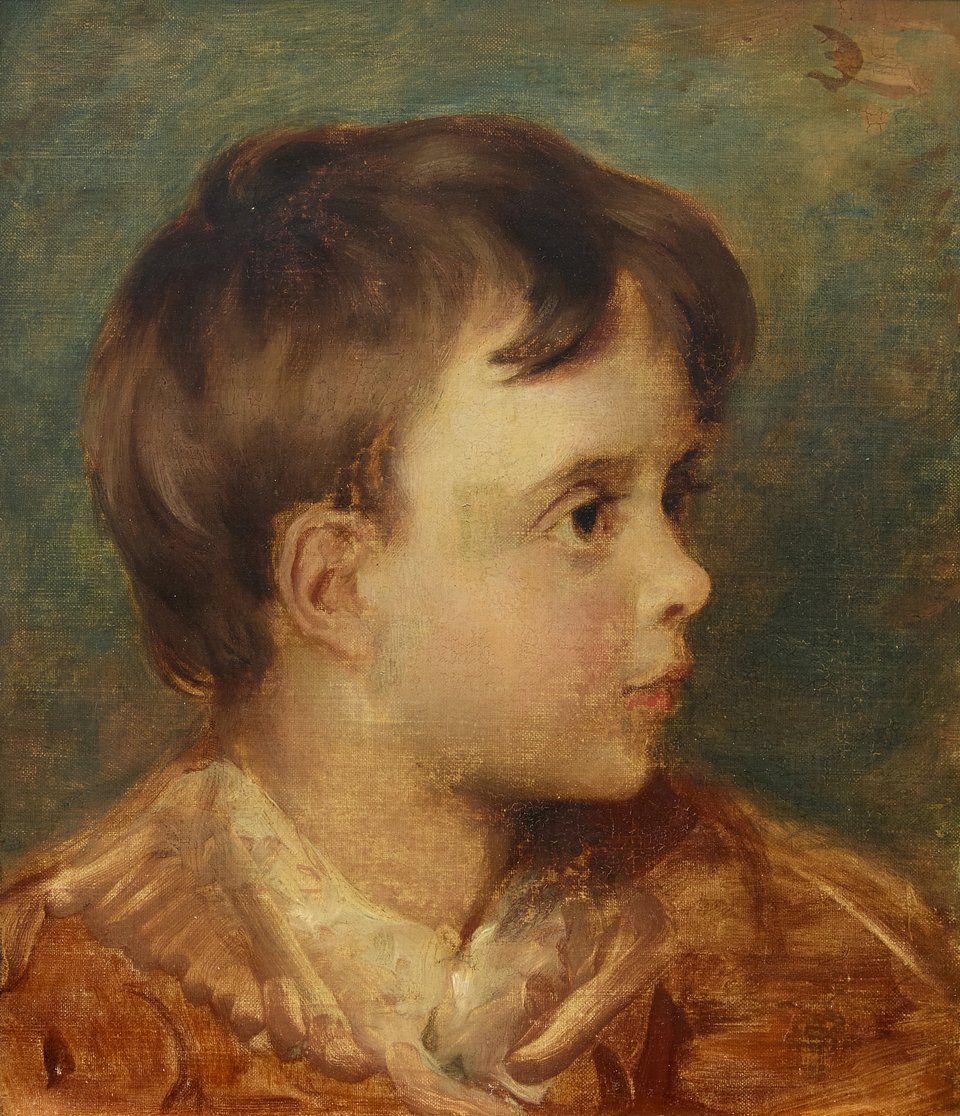 Lot 368: George Frederic Watts, OM RA, British 1817-1904- Portrait of the artist's nephew Edward John as a young boy
Estimate: £6,000 - £8,000