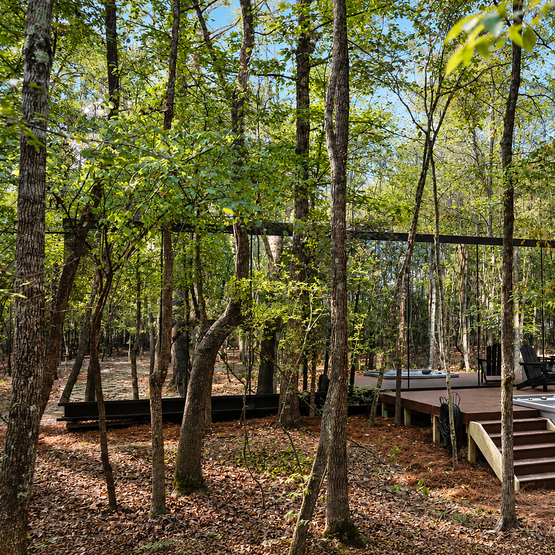 Mirrored Forest Pavilion with Hot Tub.png