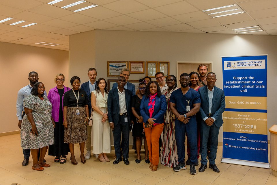 Przedstawiciele WUM i Uniwersytetu Medycznego w Ghanie