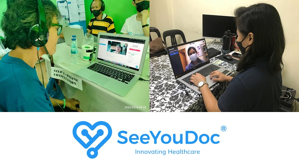 Virtual consultations using SeeYouDoc. Photos courtesy of SeeYouDoc Corp.