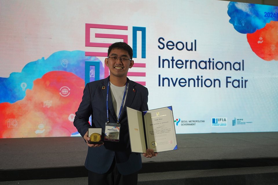 Engr. Mark Kennedy Bantugon awarded gold medal at the Seoul International Invention Fair 2024, South Korea.