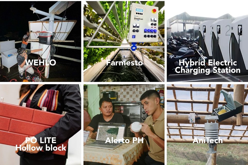 Some of the featured Philippine technologies. The official list, including international exhibitors, will be announced at tapi.dost.gov.ph/philippinext