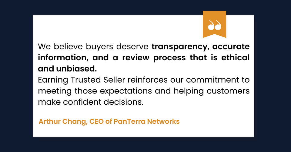 PanTerra Networks Wins TrustRadius Trusted Seller Award - PR  -QUOTE.png