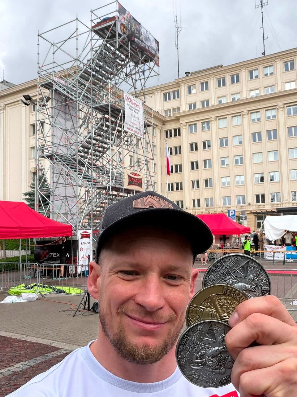 Piotr Spiżewski z medalami