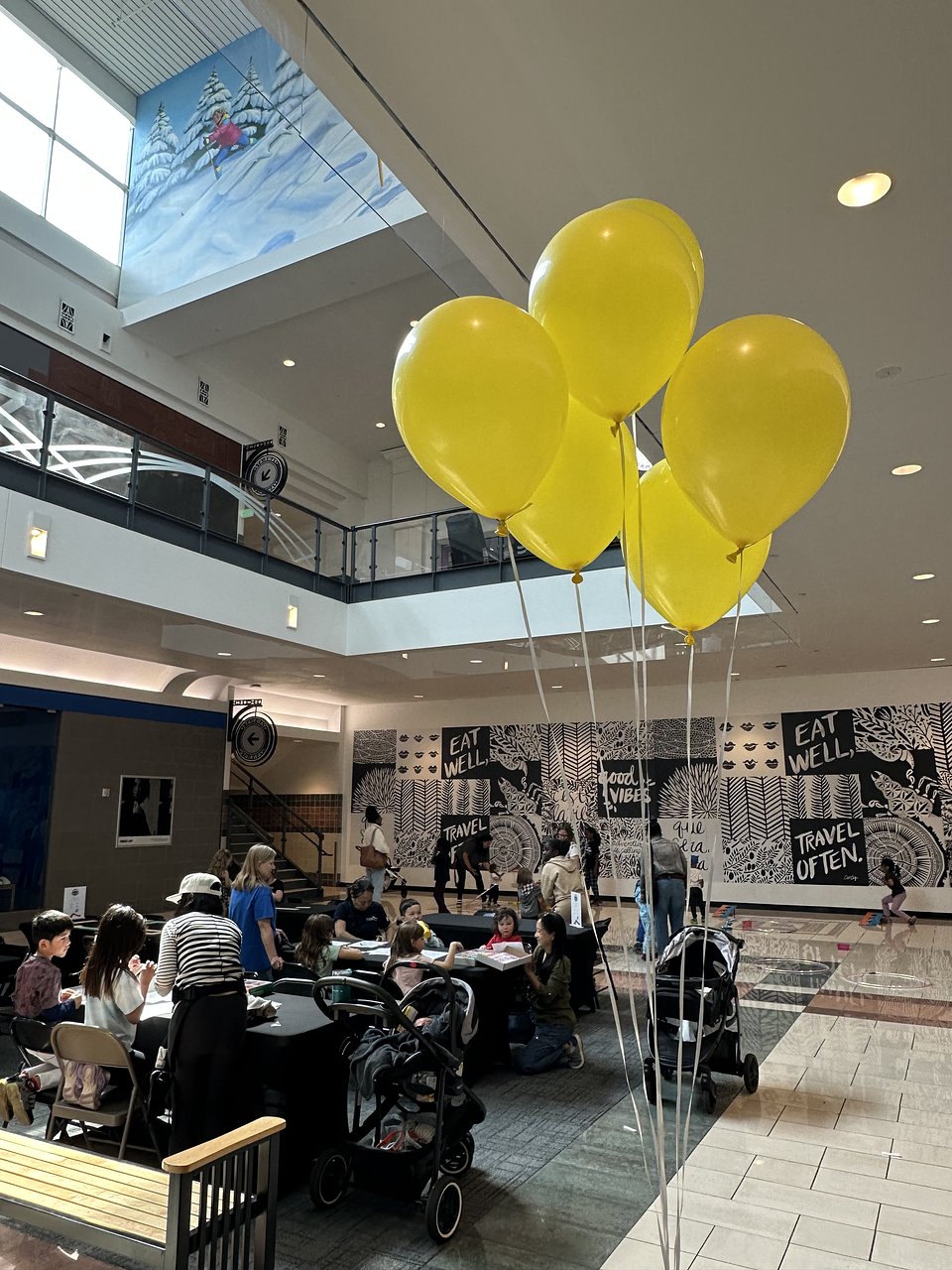 Young guests get creative during RiverTown Crossings’ Summer Kids Club, enjoying hands-on crafts and vibrant activities designed to spark imagination and play. | Photo courtesy of RiverTown Crossings.