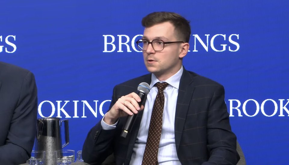 Maciej Zaniewicz during a panel  “Europe’s Energy Transition: From Russia’s Invasion of Ukraine to Trump’s ‘Energy Dominance’”