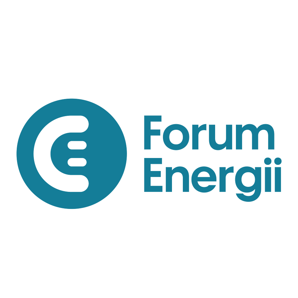 Forum Energii's logo for use in English_turquoise