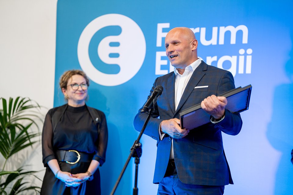 From left: Joanna Pandera (President of the Energy Forum Management Board) and Sebastian Górka (Włocławek Mayor’s Plenipotentiary for Energy and Climate Affairs).