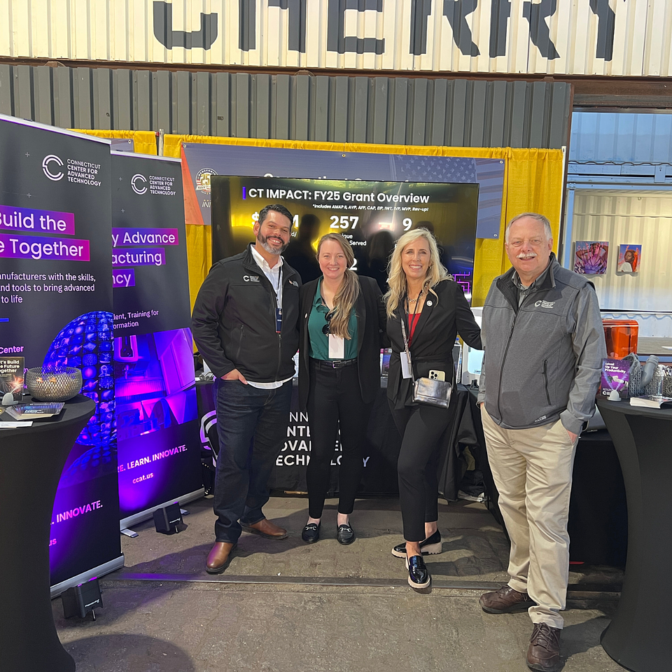(L-R) Oscar Montanez, Emily Turcan, Michelle Scerbin and Jeff Crandall. 