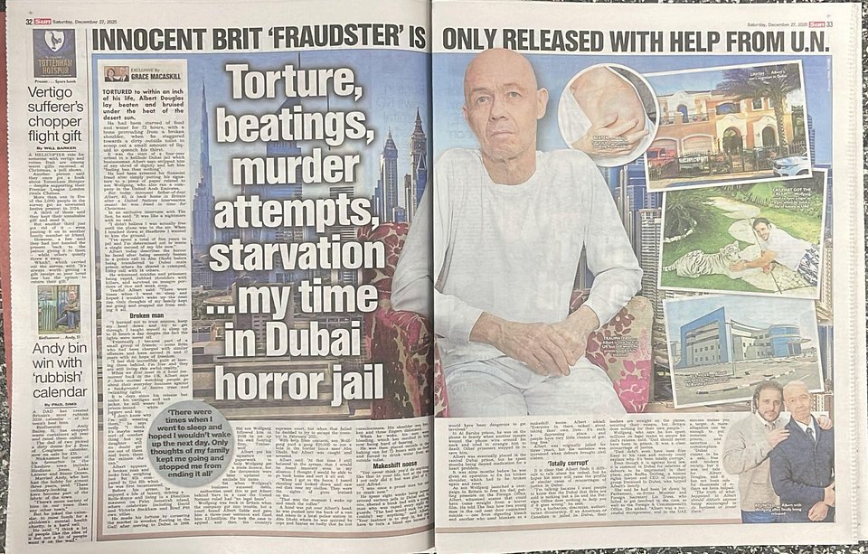 Albert Douglas tells all from the safety of his home in London