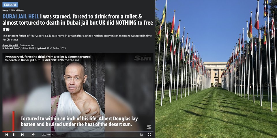 Albert Douglas feels a sense of responsibility to ensure this doesn’t happen to any other British family