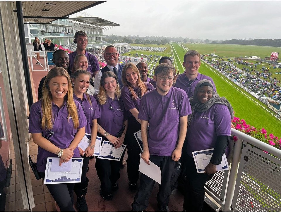 McCallum recognising his team's efforts at York Races