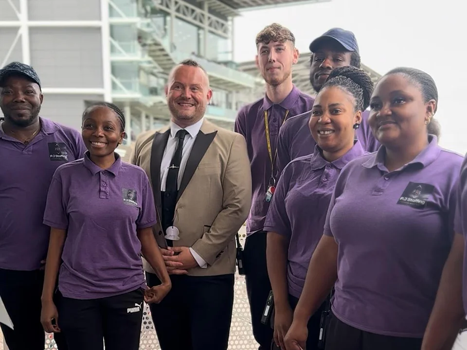 McCallum and team at York Races