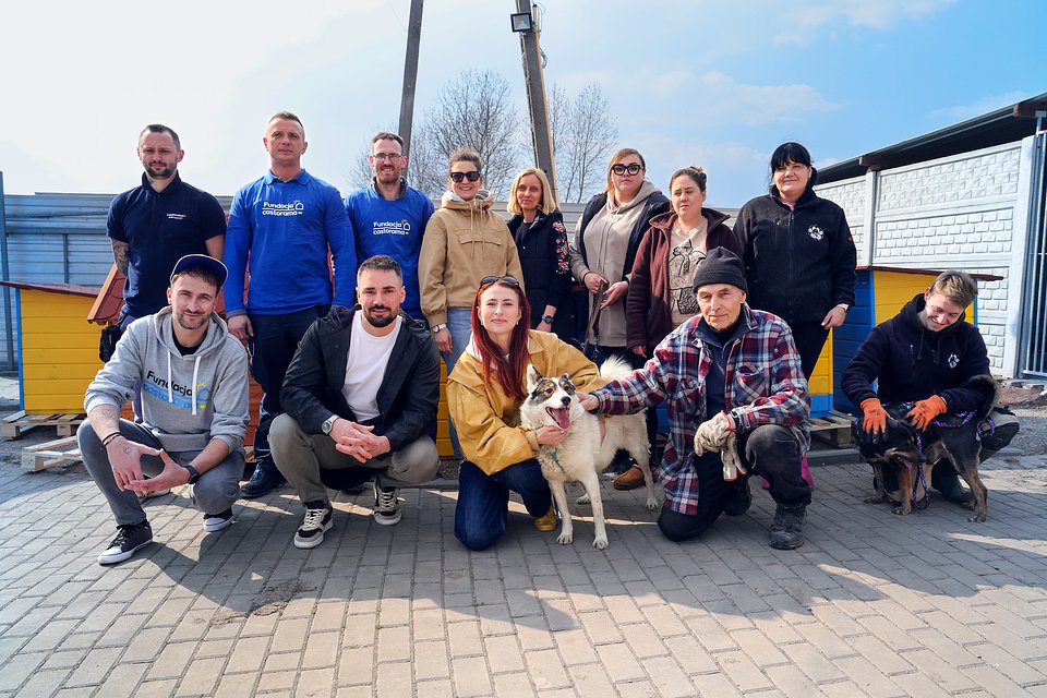 Wolontariusze Castorama i Team Litewka w schronisku w Miedarach1I8A8231_M.jpg