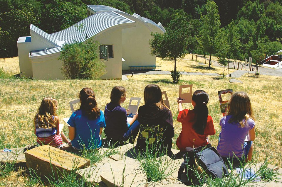 2024 Planning grantee project A PATH FORWARD: The Umunhum Trail, will create a two to three-hour middle school field trip and accompanying study guide exploring indigenous traditions and environmental stewardship at the Montalvo Arts Center, in partnership with the Santa Clara County Office of Education. Image courtesy of Montalvo Arts Association.