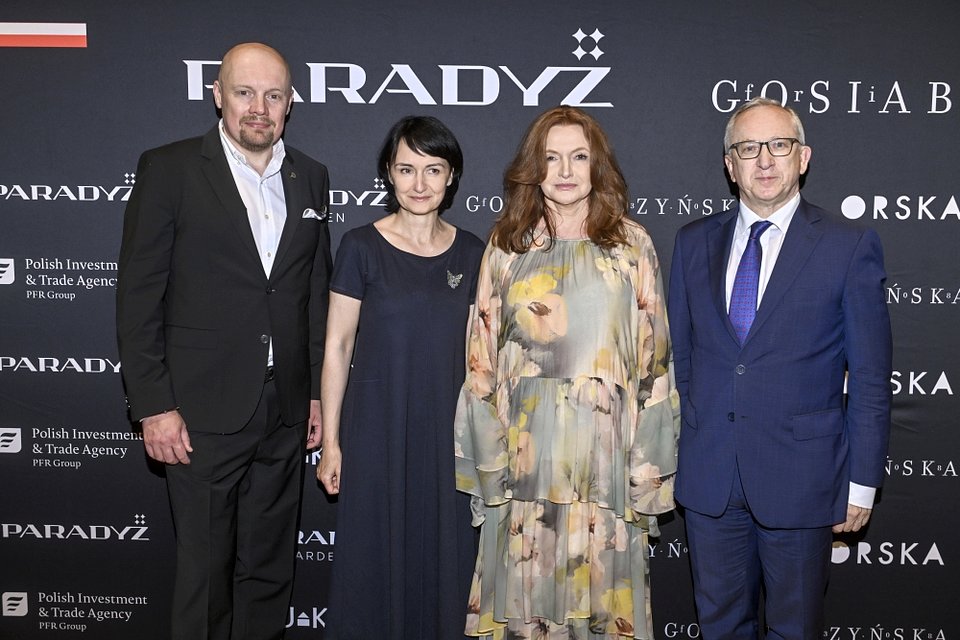 Właściciele Ceramiki Paradyż oraz Chargé d’affaires Jan Tombiński z małżonką