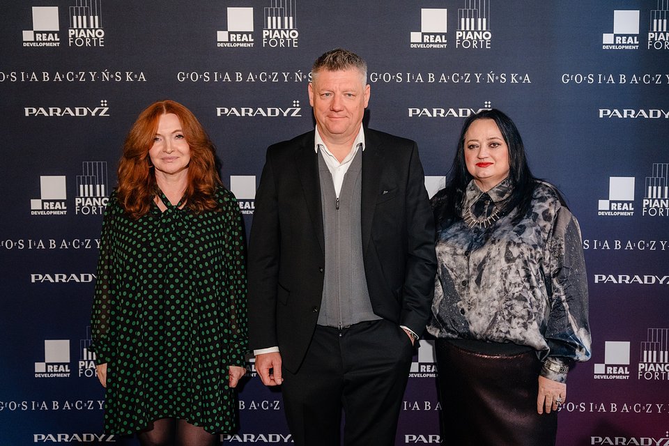 Dr inż. Anna Tępińska-Marcinek Współwłaścicielka Ceramiki Paradyż, Tomasz Świeboda Prezes Real Development oraz projektantka Gosia Baczyńska