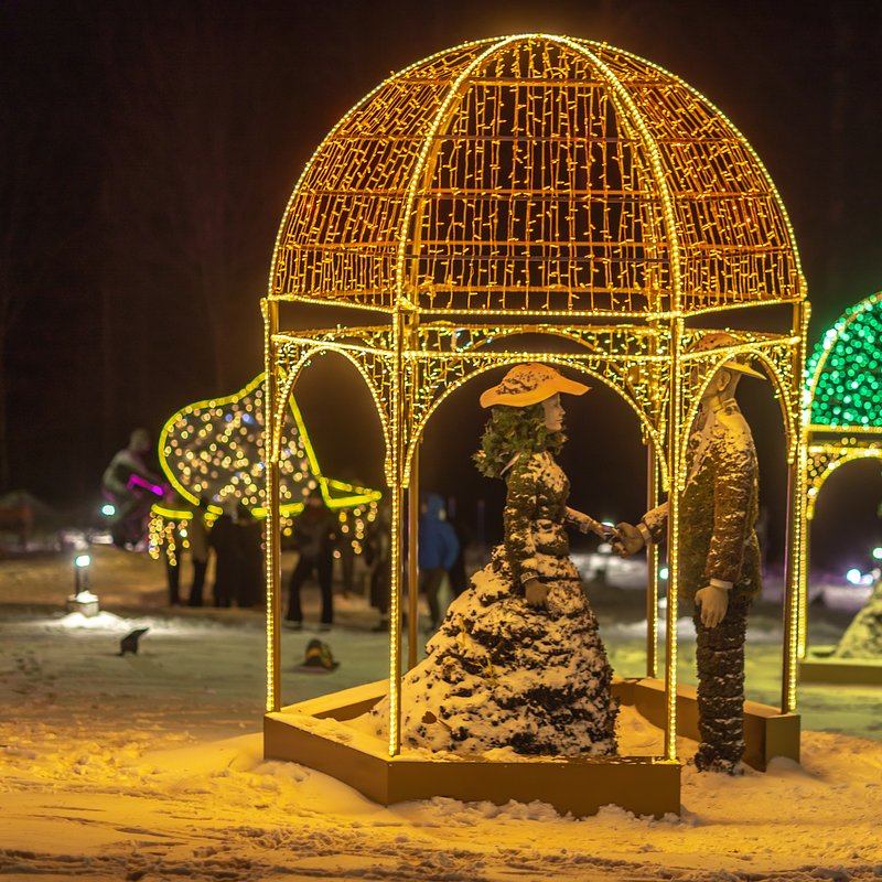 033 Park Światła na Górze Parkowej zimą © Konrad Rogoziński.JPG