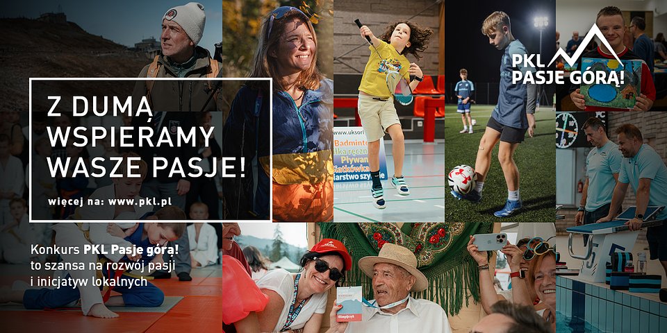 Z dumą wspieramy Wasze pasje!