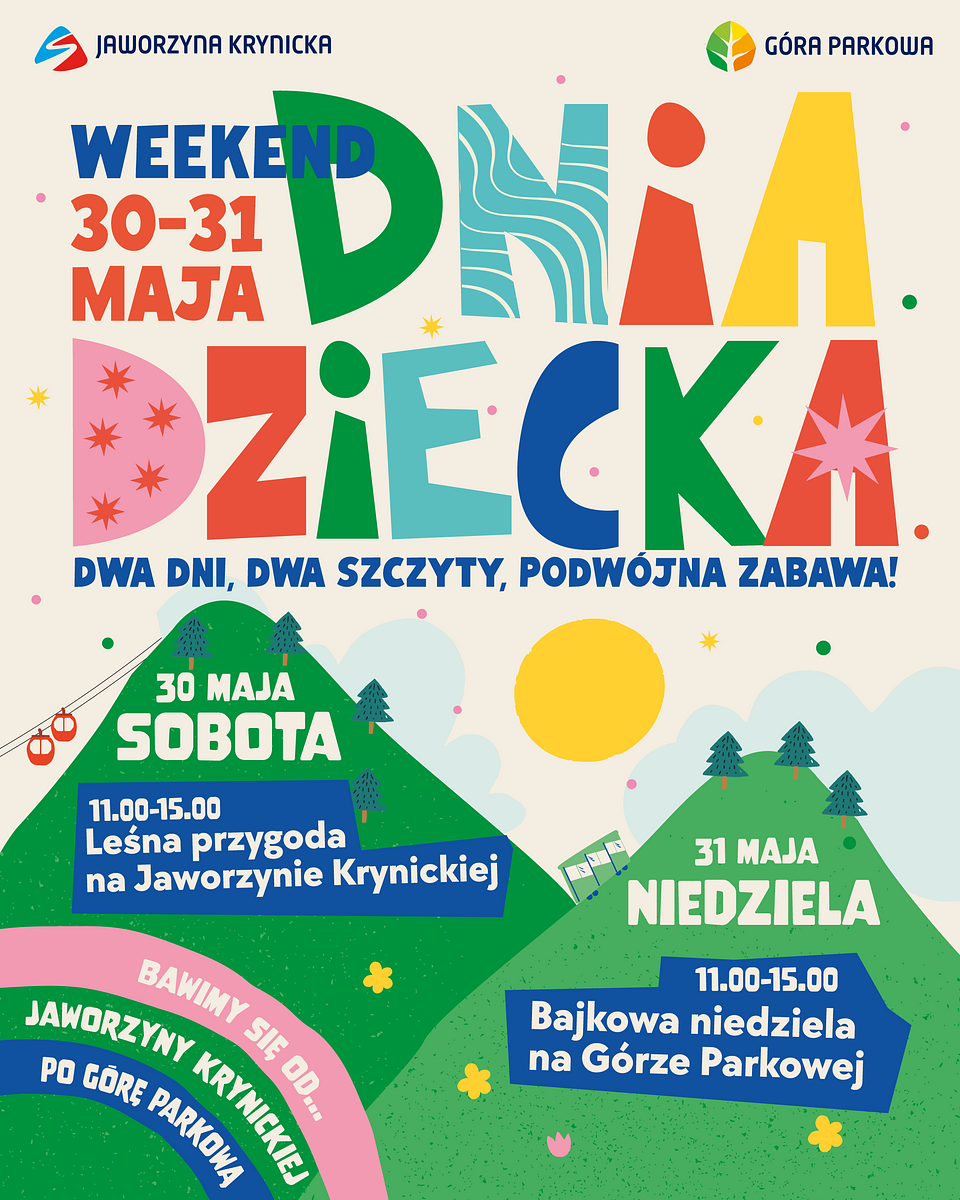 Dzień Dziecka na Jaworzynie Krynickiej i Górze Parkowej