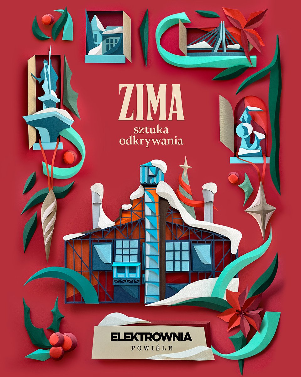 Key visual autorstwa Marleny Stawarz wykonany z papieru