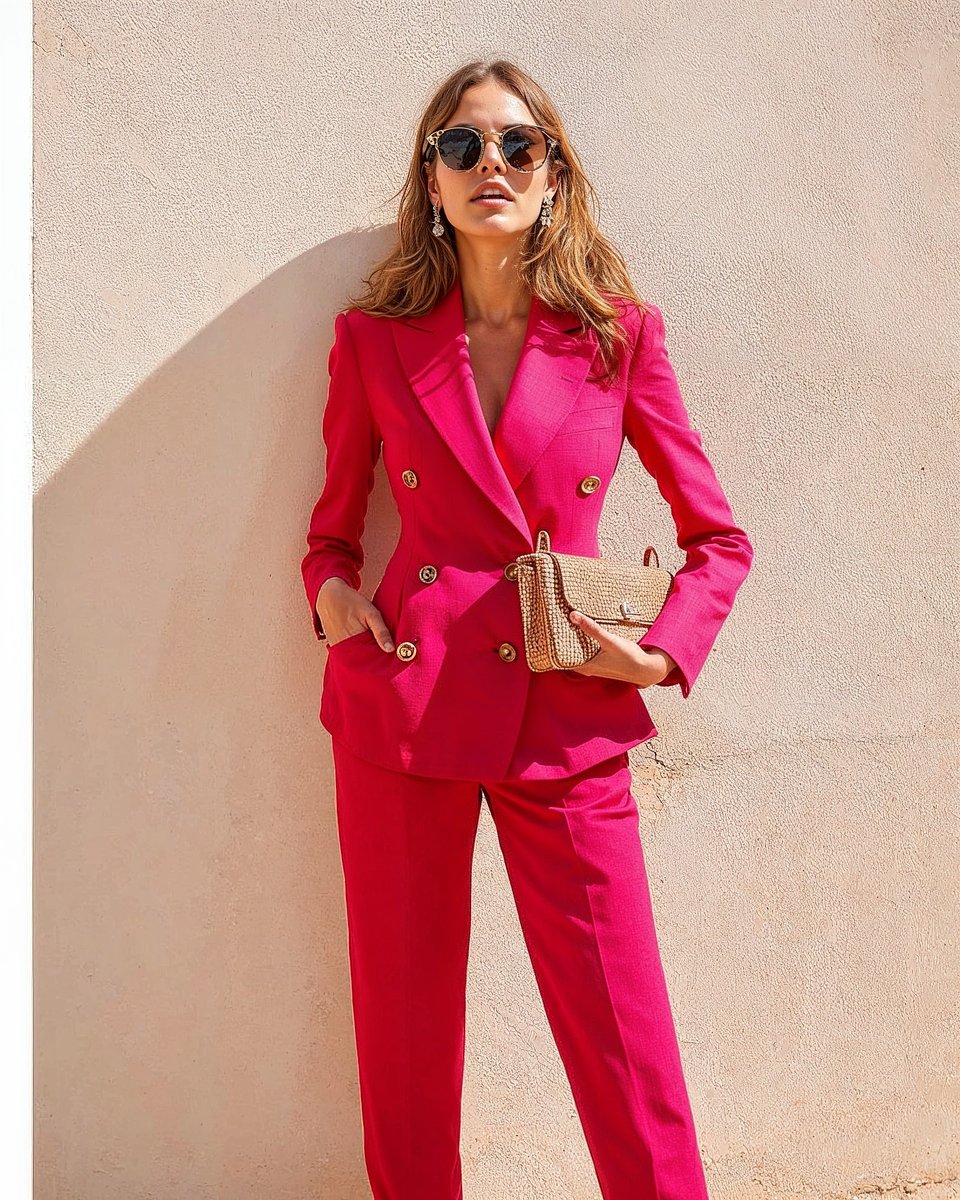 Tailleur rosa fucsia. © Sumissura
