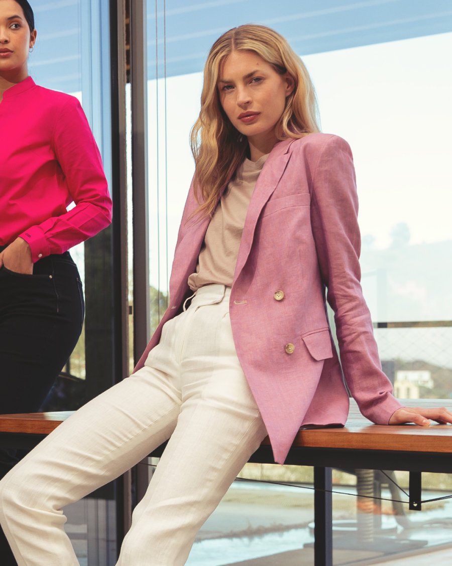 Blazer rosa Sumissura