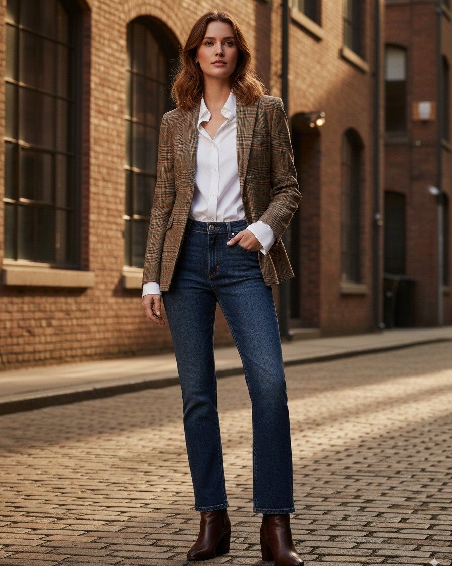 Blazer de Cuadros Sumissura.