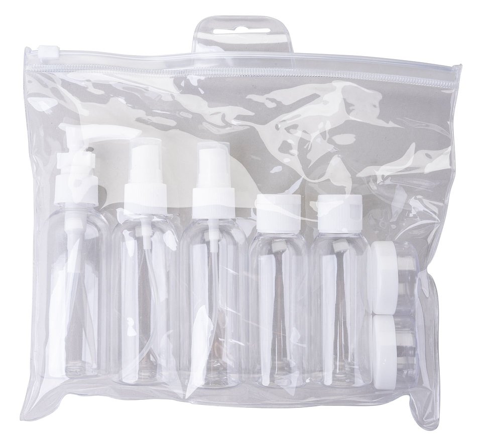 Kit Botellas Viaje Fackelmann (PVP: 6,99€)