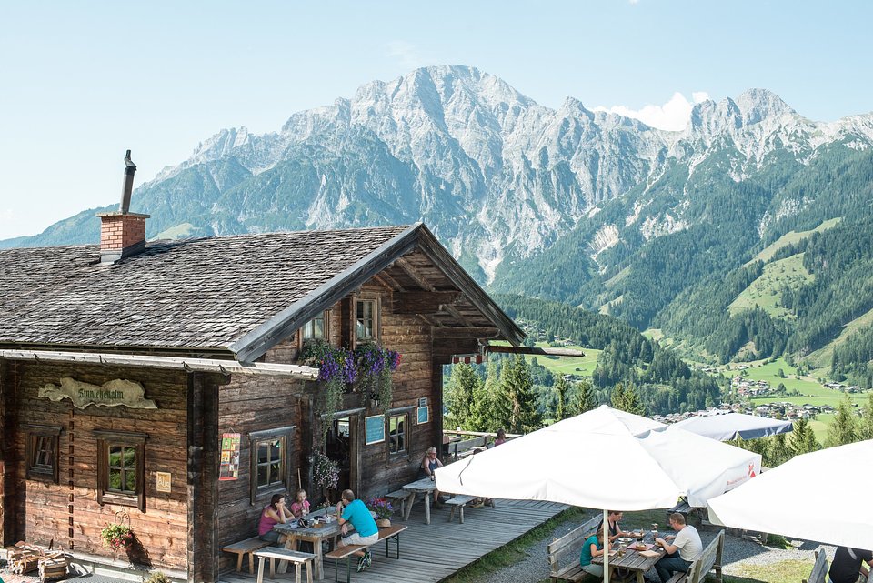 Mountain hut in Leogang © Saalfelden Leogang Touristik GmbH / Robert Kittel