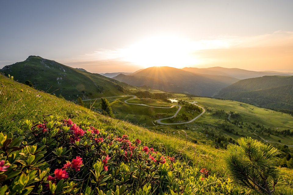 Nockalm Road in Carinthia © Land Kärnten - Nockalmstraße / Michael Stabentheiner