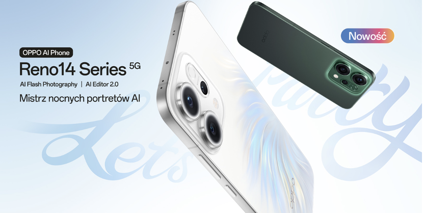 Seria OPPO Reno14 5G debiutuje w Polsce