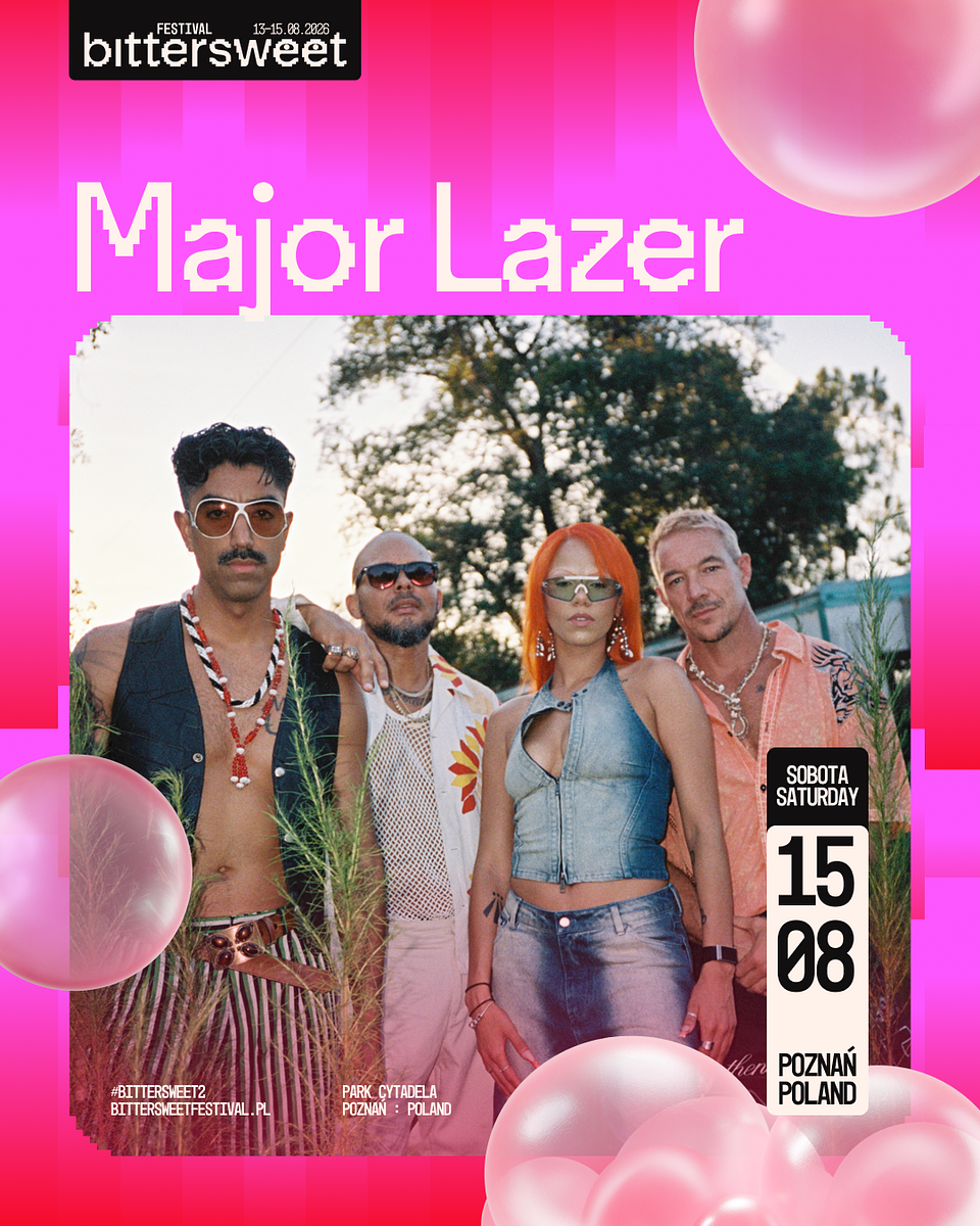 Nostalgiczne przeboje i pop na najwyższym poziomie. BitterSweet Festival wzmacnia skład 8 nazwiskami!