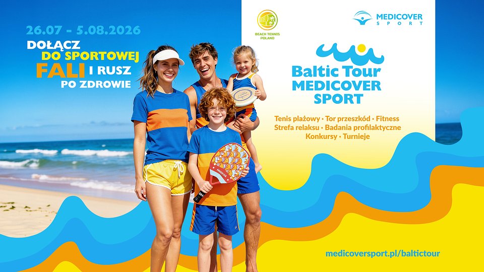 Więcej informacji o Baltic Tour: kliknij w banner lub przejdź na: https://medicoversport.pl/baltictour/
