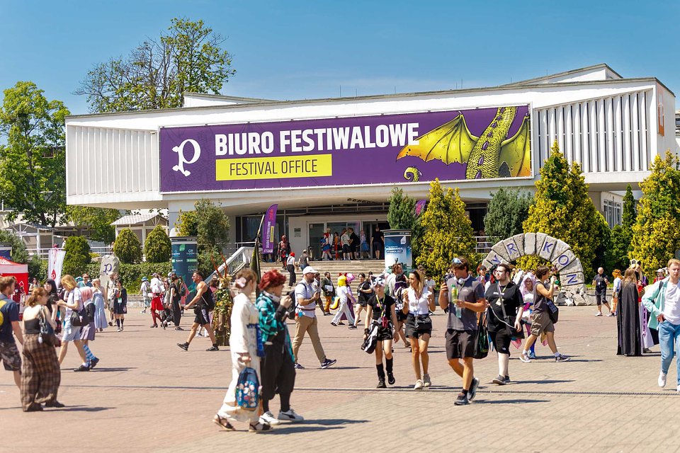 Biuro Festiwalowe Pyrkon, fot. Piotr Piosik
