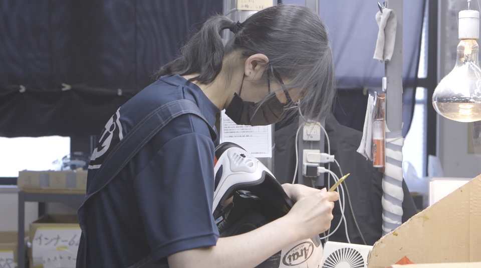 Arai Helmet factory in Japan