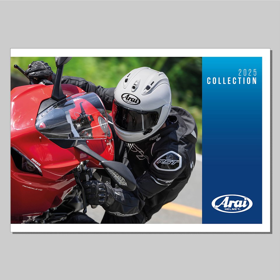 Arai Helmet Europe 2025 Collection Brochure